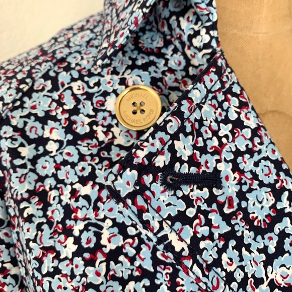 Michael Michael Kors floral trench coat $250 - Picture 8 of 15